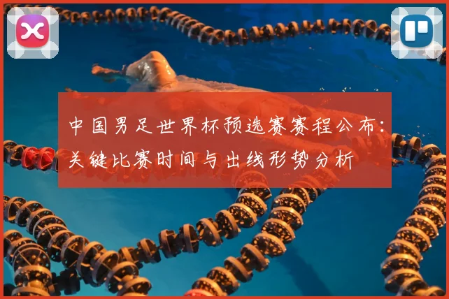 中国男足世界杯预选赛赛程公布：关键比赛时间与出线形势分析